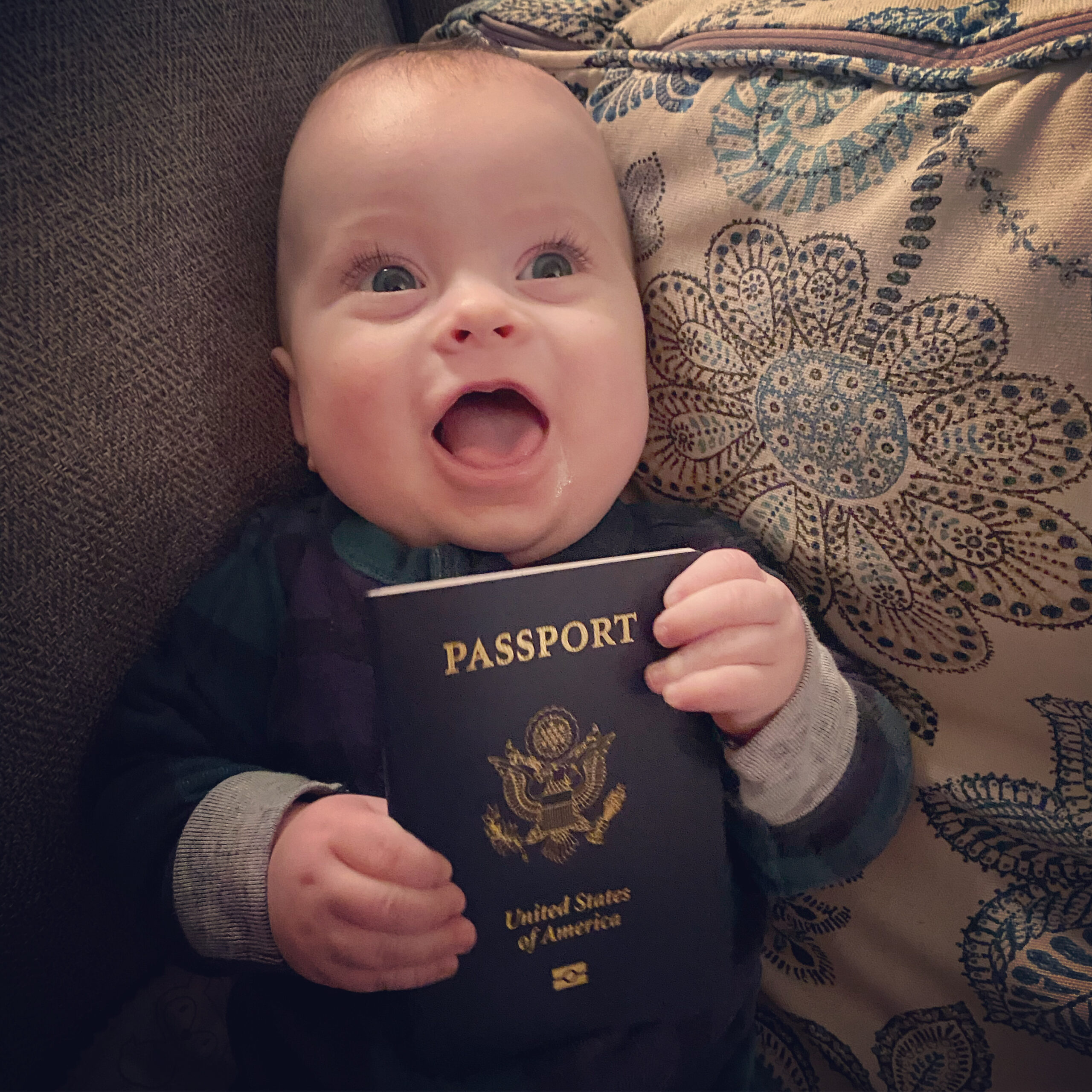 How to take a newborn passport photo