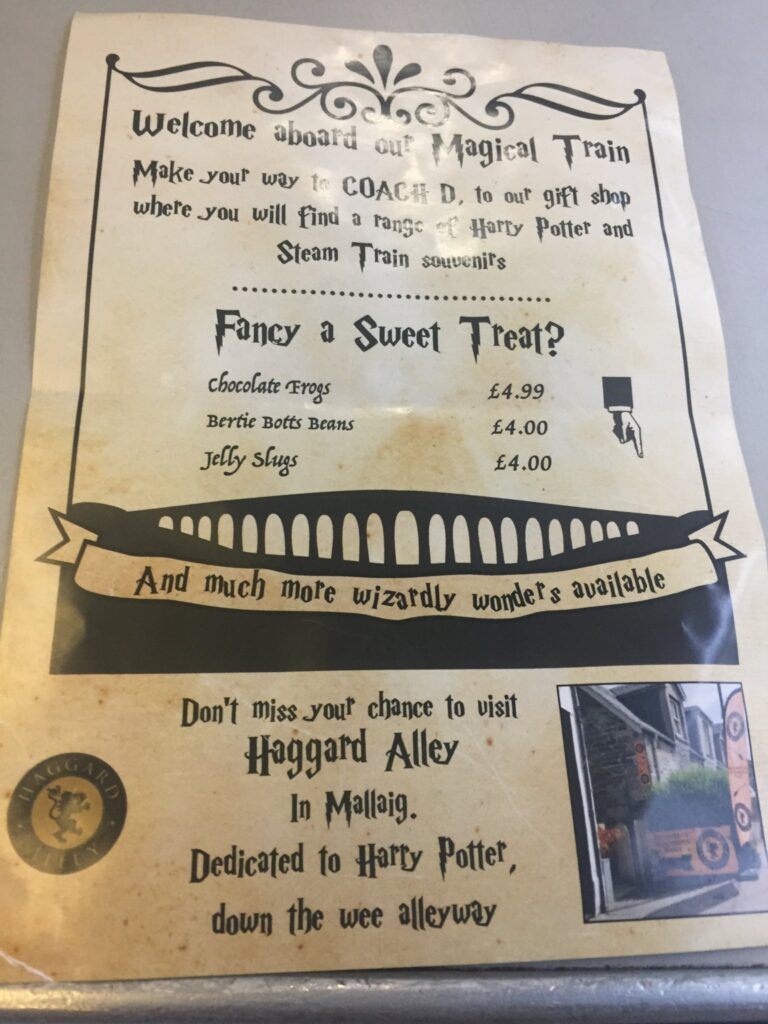 Harry Potter Jacobite Train