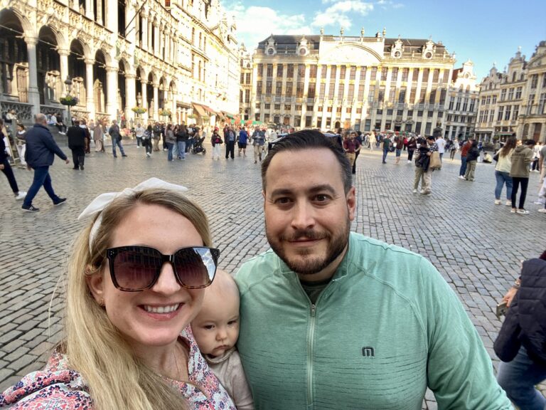 Brussels with a baby