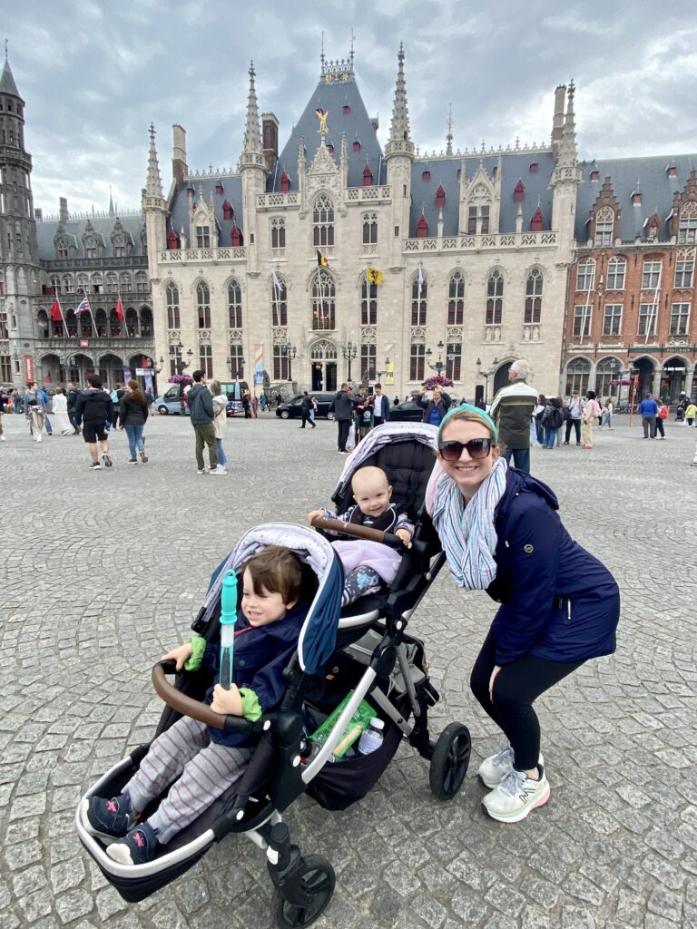 bruges with a baby and toddler