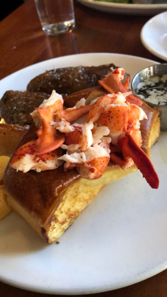 Lobster Roll at Turners Seafood Salem